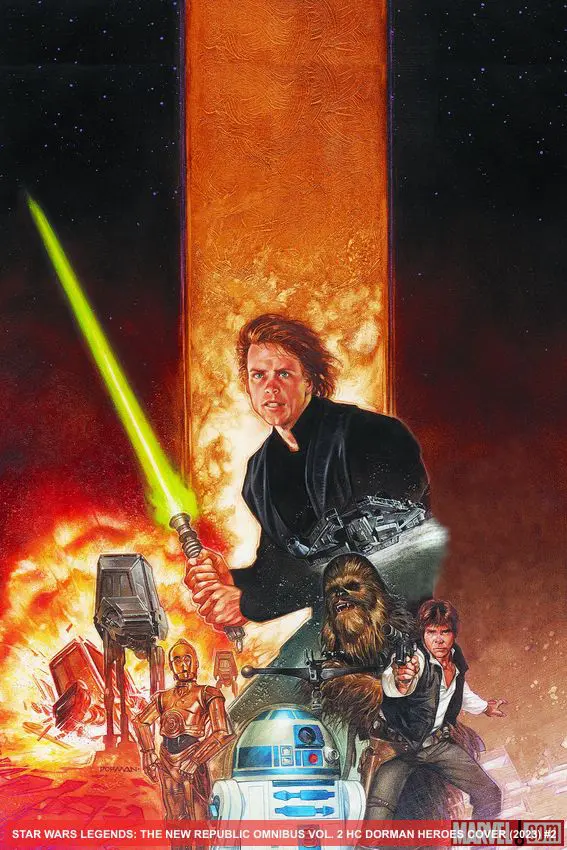 STAR WARS LEGENDS: THE NEW REPUBLIC OMNIBUS VOL. 2 DORMAN HEROES COVER (Hardcover)