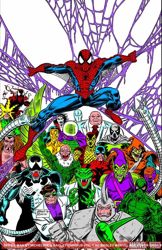 SPIDER-MAN BY MICHELINIE & BAGLEY OMNIBUS VOL. 1 HC BAGLEY MARVEL AGE COVER (Hardcover)