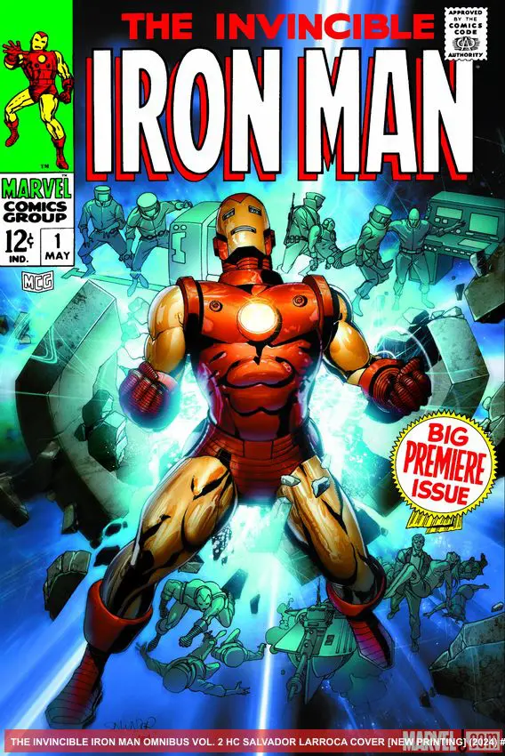 THE INVINCIBLE IRON MAN OMNIBUS VOL. 2 HC SALVADOR LARROCA COVER  NEW PRINTING  (Hardcover)