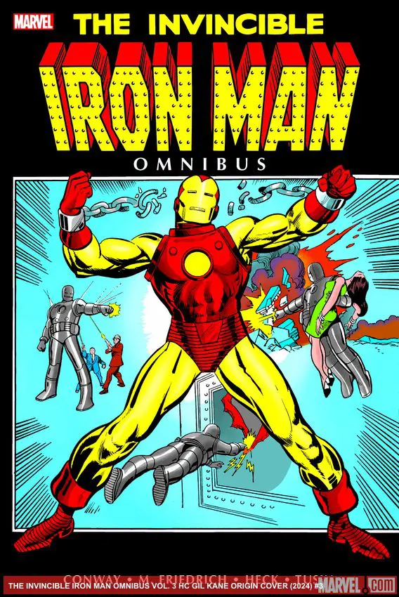 THE INVINCIBLE IRON MAN OMNIBUS VOL. 3 GIL KANE ORIGIN COVER (Hardcover)