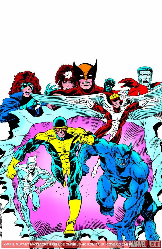 X-MEN: MUTANT MASSACRE PRELUDE OMNIBUS ROMITA JR. COVER (Hardcover)