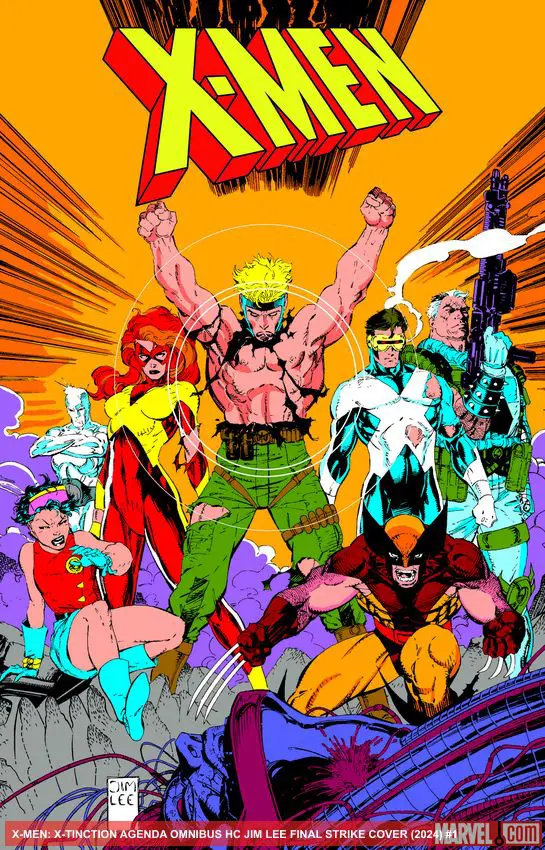 X-MEN: X-TINCTION AGENDA OMNIBUS JIM LEE FINAL STRIKE COVER (Hardcover)