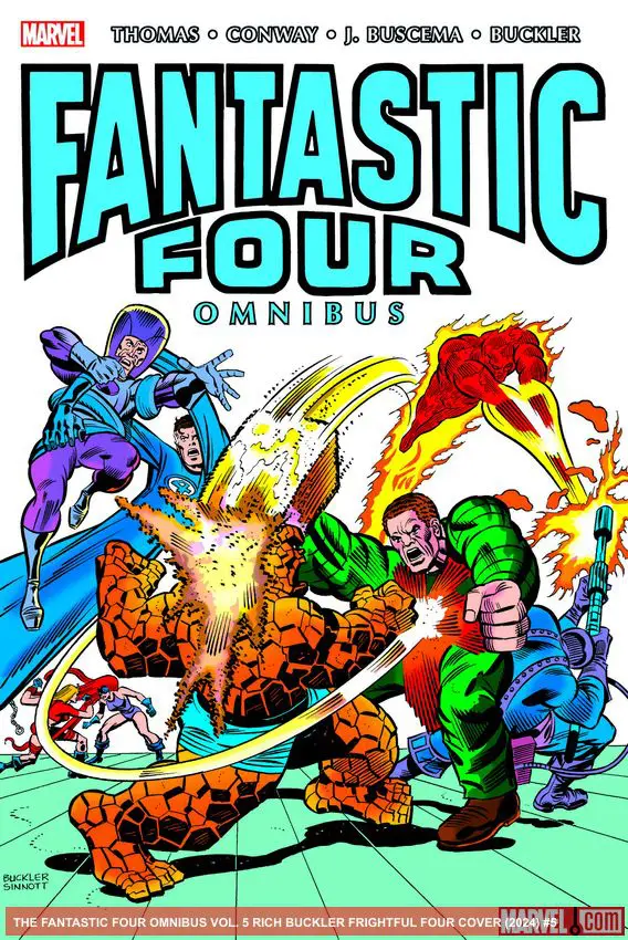 THE FANTASTIC FOUR OMNIBUS VOL. 5 RICH BUCKLER FRIGHTFUL FOUR COVER (Hardcover)