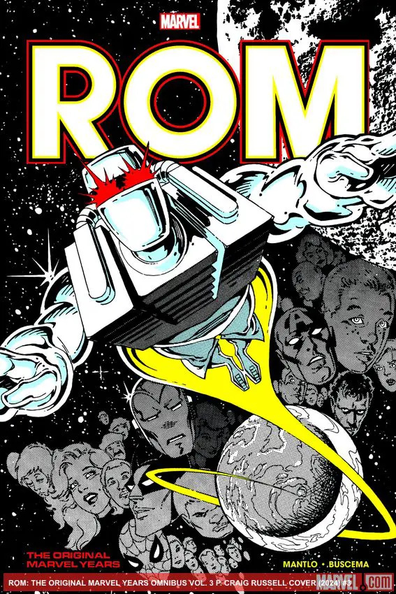 ROM: THE ORIGINAL MARVEL YEARS OMNIBUS VOL. 3 HC P. CRAIG RUSSELL COVER (Hardcover)
