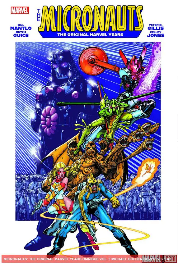 MICRONAUTS: THE ORIGINAL MARVEL YEARS OMNIBUS VOL. 3 HC MICHAEL GOLDEN COVER (Hardcover)