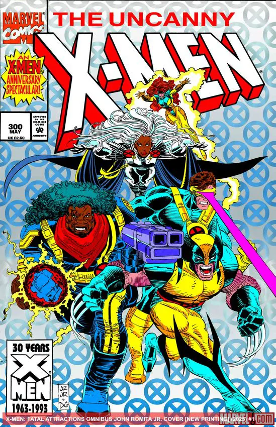 X-MEN: FATAL ATTRACTIONS OMNIBUS JOHN ROMITA JR. COVER  NEW PRINTING  (Hardcover)