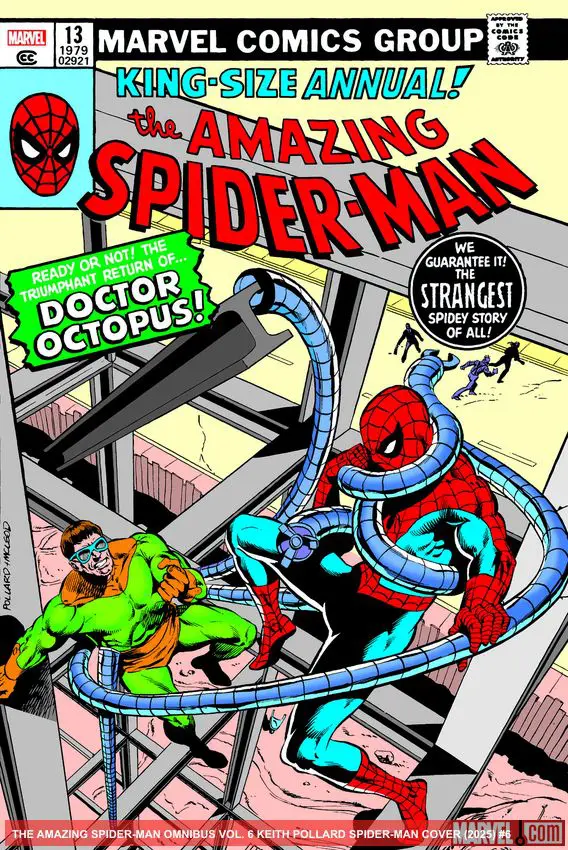 THE AMAZING SPIDER-MAN OMNIBUS VOL. 6 KEITH POLLARD SPIDER-MAN COVER (Hardcover)