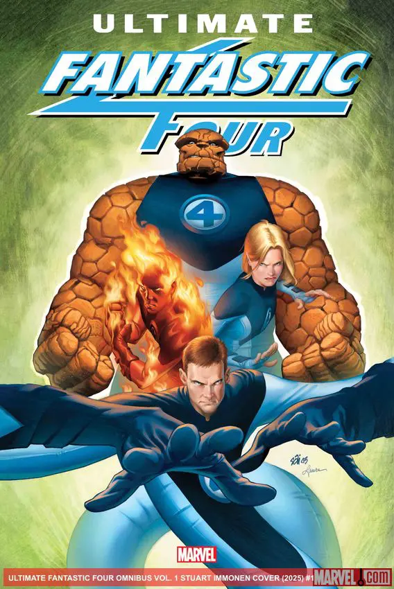ULTIMATE FANTASTIC FOUR OMNIBUS VOL. 1 STUART IMMONEN COVER (Hardcover)