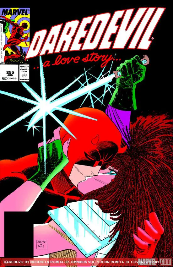 DAREDEVIL BY NOCENTI & ROMITA JR. OMNIBUS VOL. 1 JOHN ROMITA JR. COVER (Hardcover)