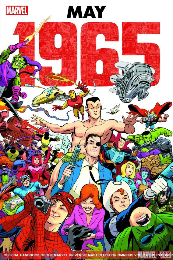 OFFICIAL HANDBOOK OF THE MARVEL UNIVERSE: MASTER EDITION OMNIBUS VOL. 2 HEROES COVER (Hardcover)