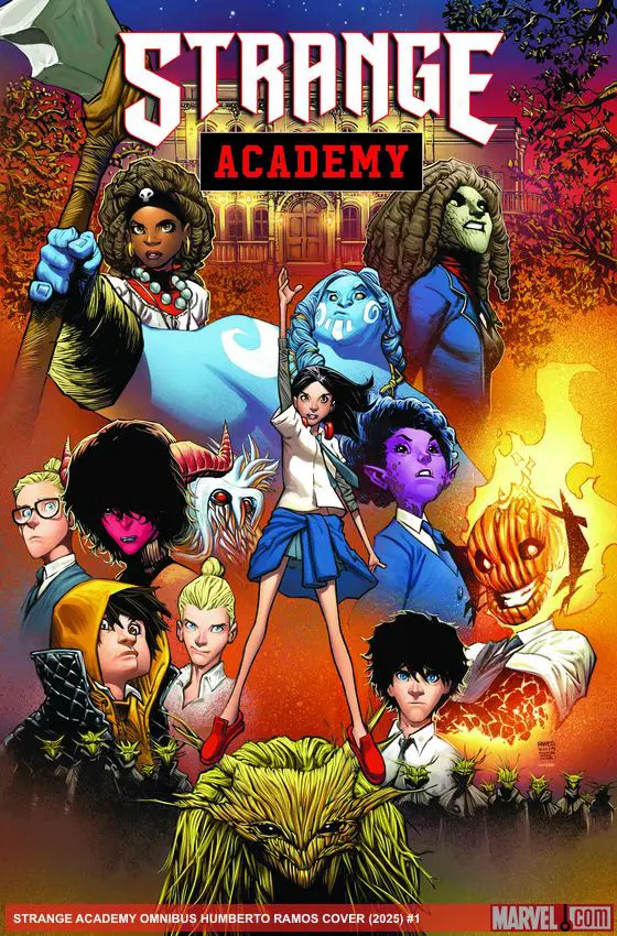 STRANGE ACADEMY OMNIBUS HUMBERTO RAMOS COVER (Hardcover)