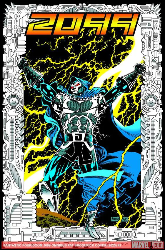 FANTASTIC FOUR/DOOM 2099 OMNIBUS PAT BRODERICK COVER (Hardcover)