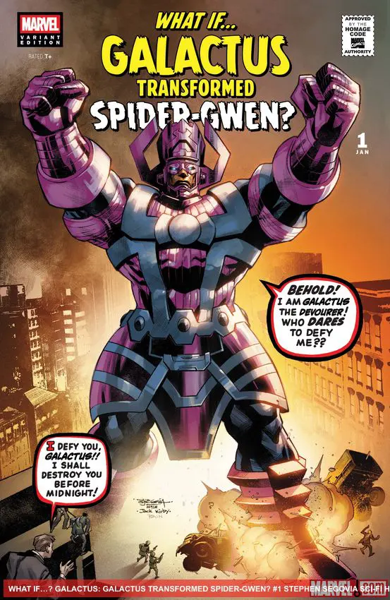 WHAT IF…? GALACTUS: GALACTUS TRANSFORMED SPIDER-GWEN? (2025) #1 (Variant)