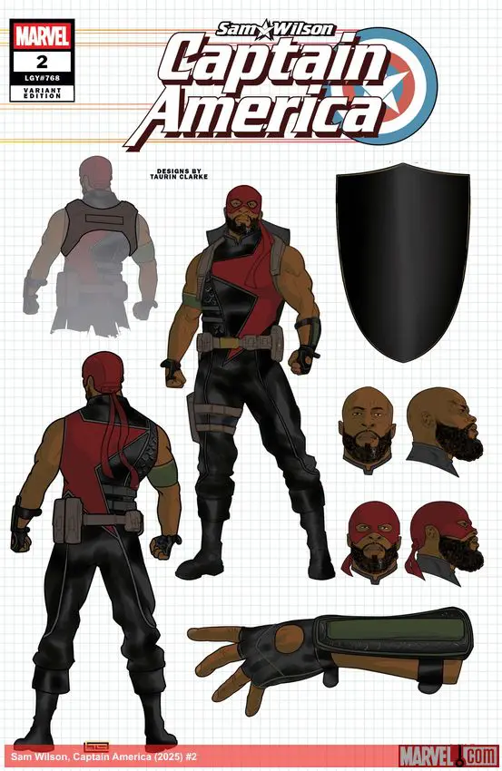 Sam Wilson, Captain America (2025) #2 (Variant)