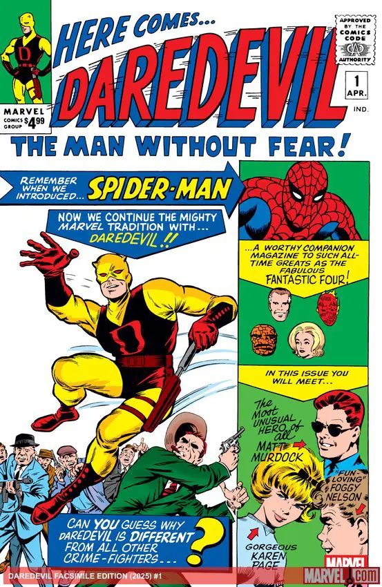 DAREDEVIL FACSIMILE EDITION (2025) #1