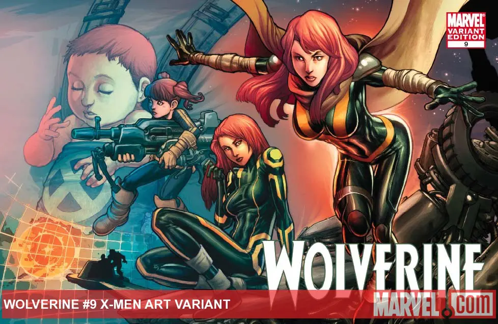 Wolverine (2010) #9 (X-Men Art Variant)