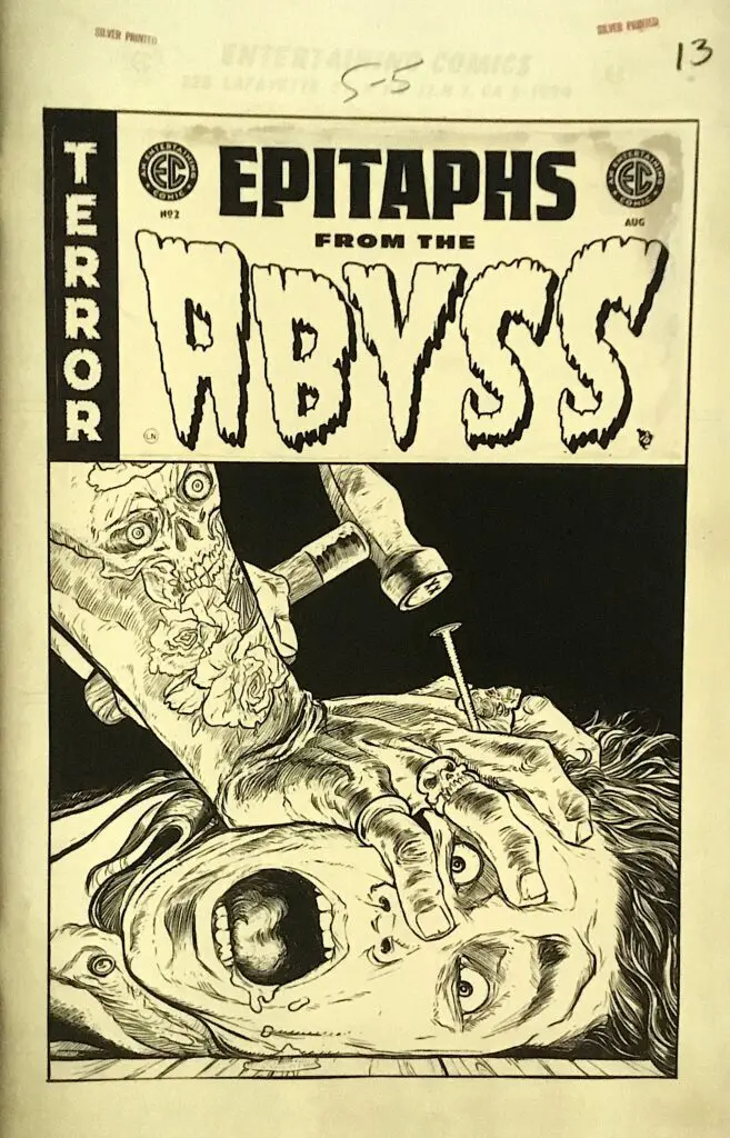 Epitaphs From The Abyss #2 (1:20 Adam Pollina B&W Variant)
