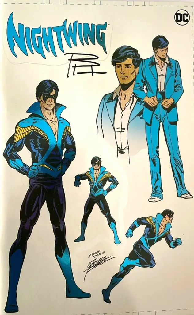 NightWing (2016) #100 (Sketch George Perez Tribute 1:50 Foil Variant)