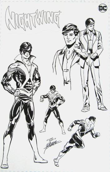 NightWing (2016) #100 (Variant Sketch George Perez Tribute)