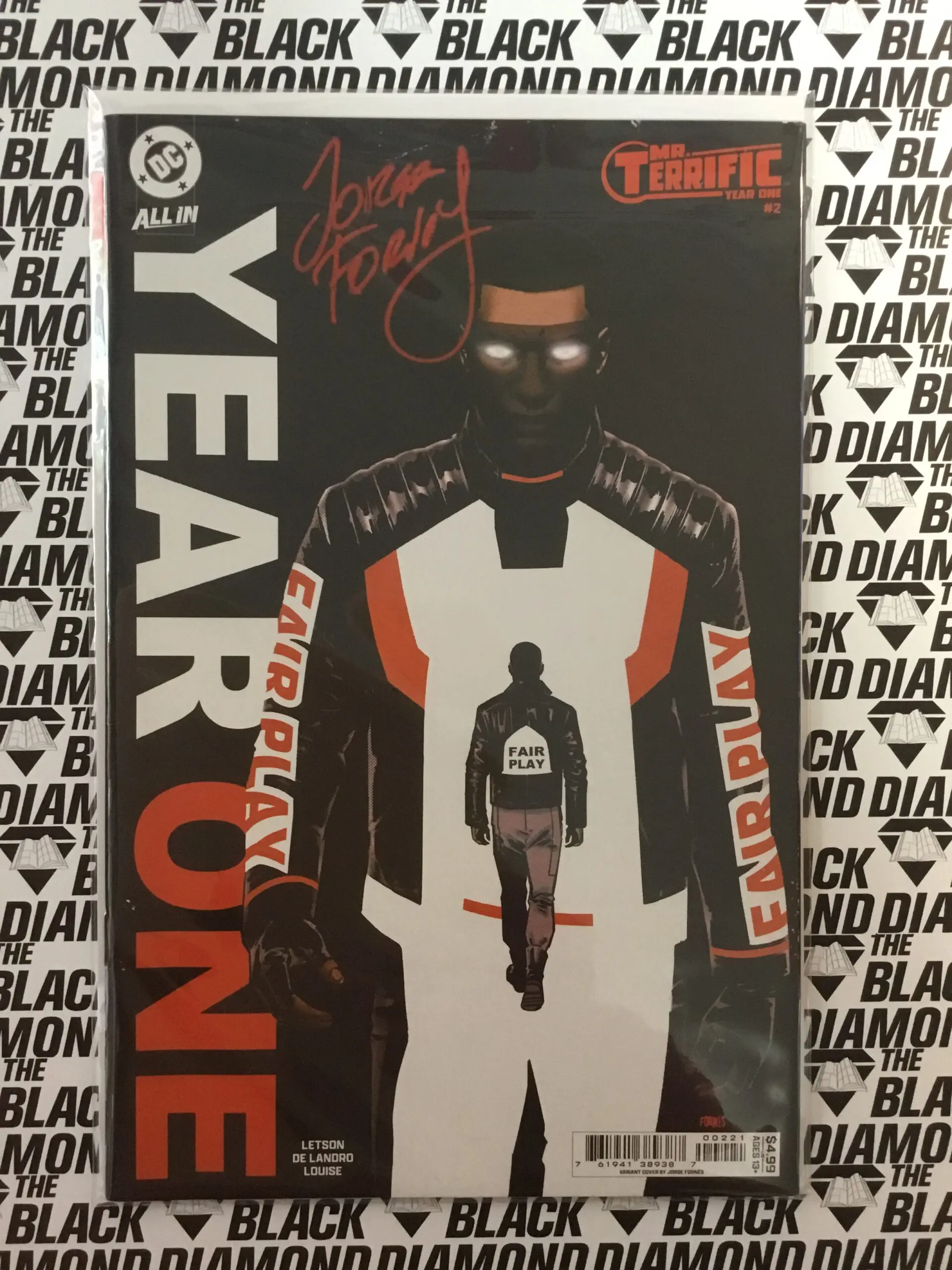 Mr. Terrific, Year One #2 (Jorge Fornes Variant cover B)