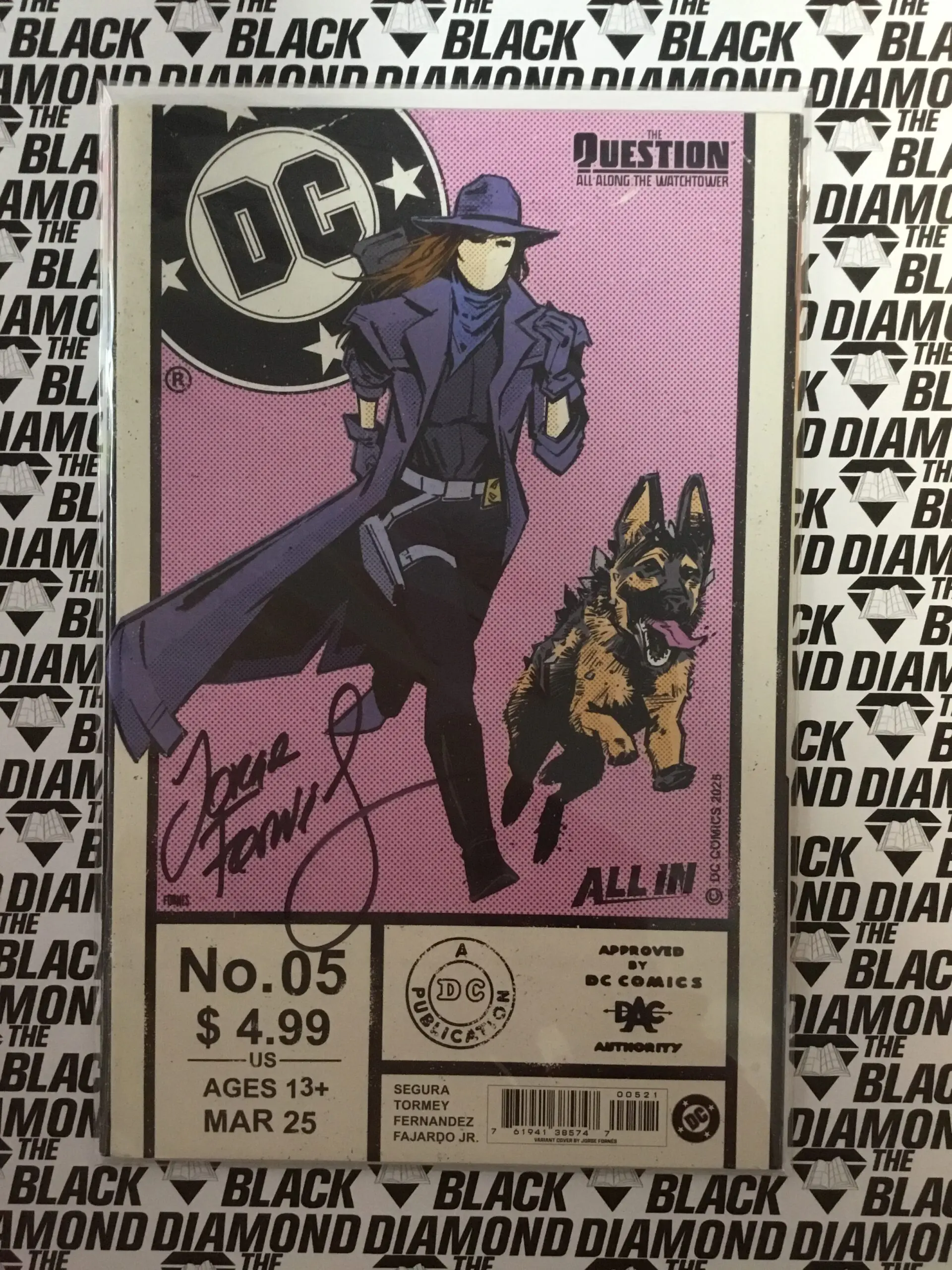 Question, All along the Watchtower #5 (Jorge Fornes Variant cover B)