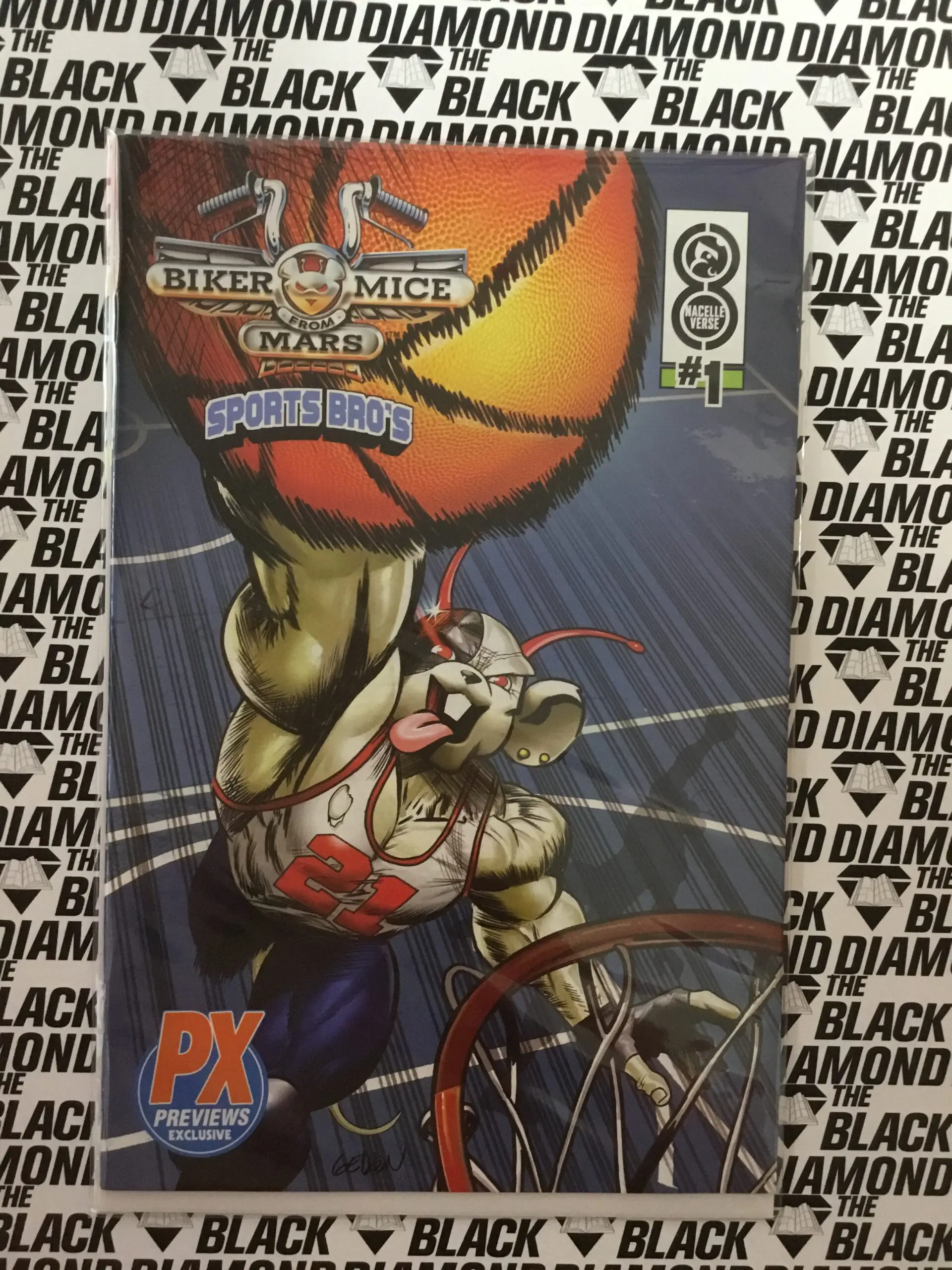 Biker Mice from Mars #1 (Diamond Exclusive Sport’s Bros SDCC 2024, Vinnie color Juan Gedeon Variant)