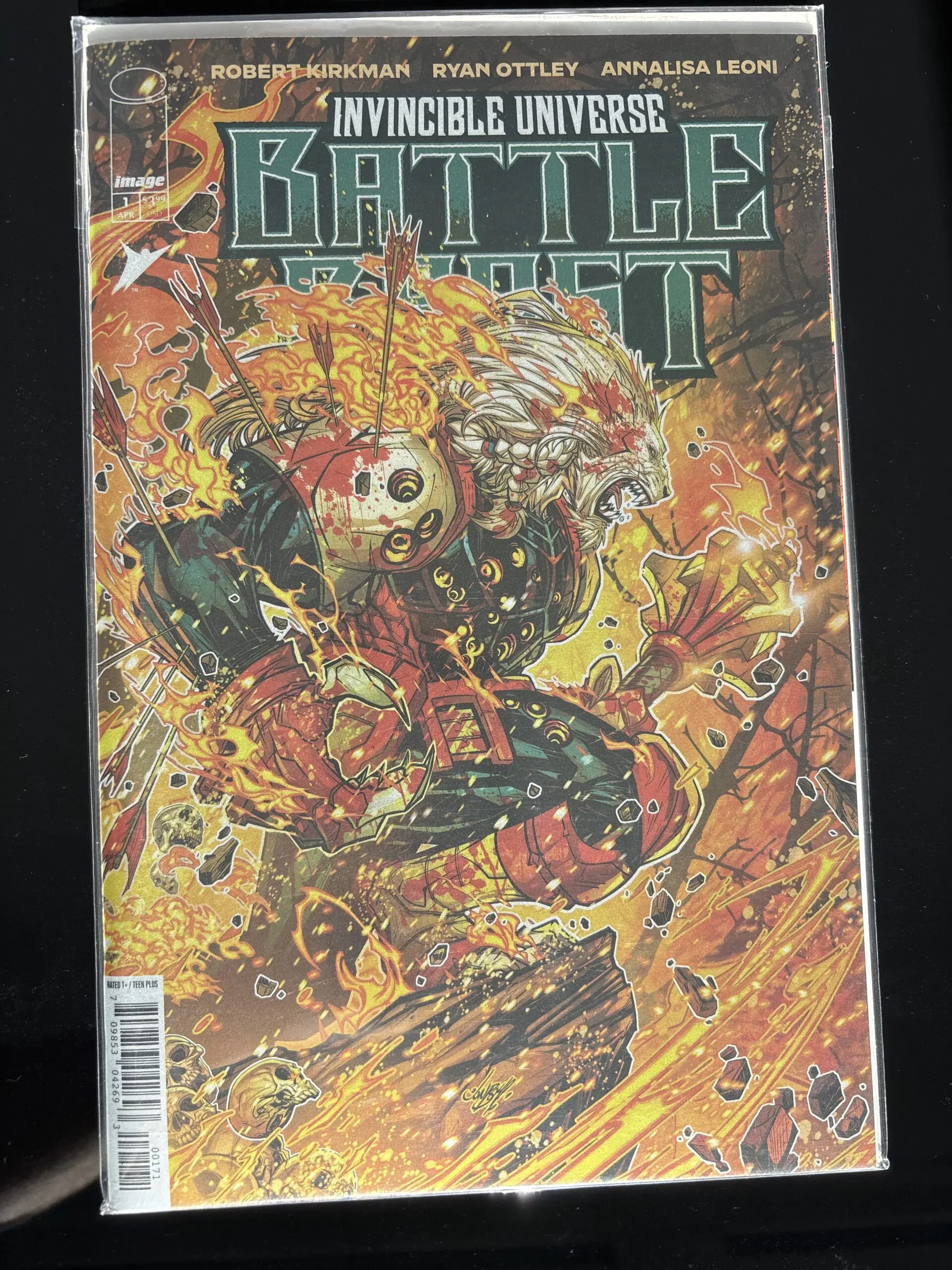 Battle Beast (2025) #1 (Jonboy Mayers 1:100 Foil Variant)